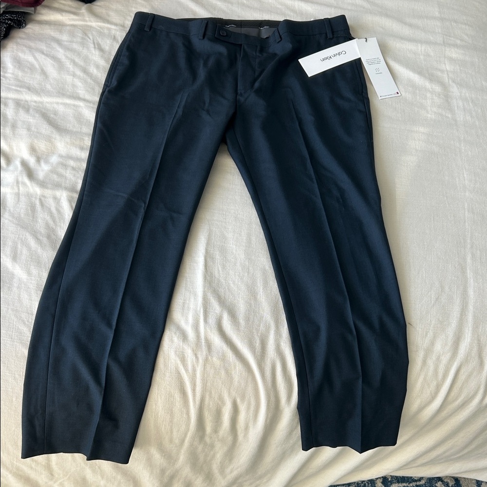 Calvin Klein Men's Navy Dress Pants
